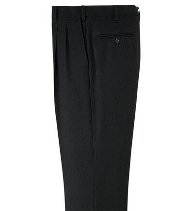 「裾上げ済ウエストストレッチスラックス　ツータック（メンズスラックス）」