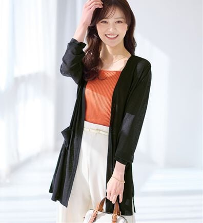 alotta（アロッタ）の「【選べる丈】さらっと軽いサマーカーディガン（その他カーディガン）」