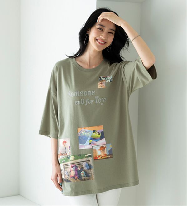 「＜Ｄｉｓｎｅｙ＞ディズニー映画ＰＨＯＴＯ風Ｔシャツ（チュニック）」｜詳細画像