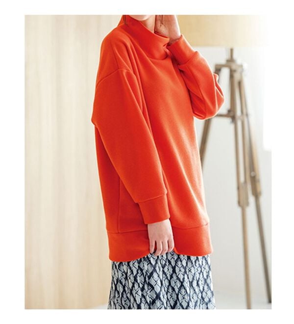 RANAN（ラナン）の「【アンチピリング】裏起毛ハイネックプルオーバー（カットソー）」｜詳細画像