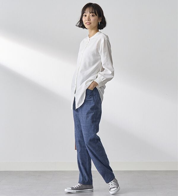 BELLUNA（ベルーナ）の「綿１００％やわらかゆるパンツ（フルレングスパンツ）」｜詳細画像