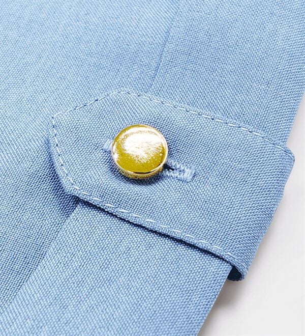 BELLUNA（ベルーナ）の「麻調素材袖ボタン使いブラウス（ブラウス）」｜詳細画像