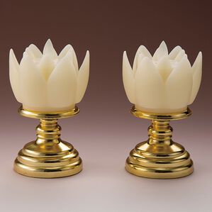 「仏壇ＬＥＤキャンドル２個組（仏壇・仏具）」｜1