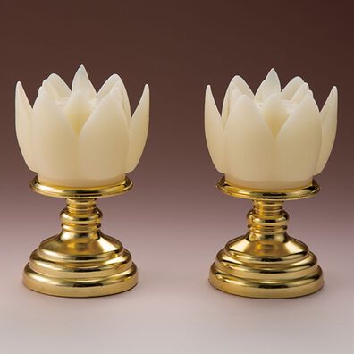 「仏壇ＬＥＤキャンドル２個組（仏壇・仏具）」