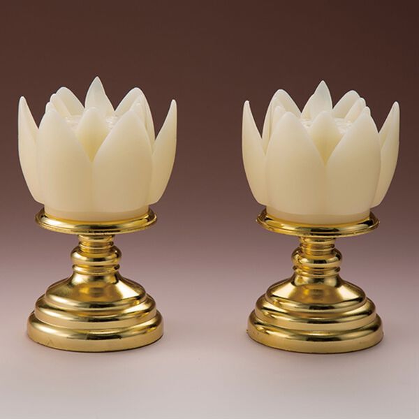 「仏壇ＬＥＤキャンドル２個組（仏壇・仏具）」｜1