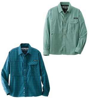 「＜ダンロップ・リファインド＞ガバッと開いて爽快シャツ（メンズシャツ）」｜2色組