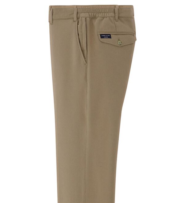 「＜コムルヴァン・オム＞お父さんの裏シャギー７得パンツ（メンズフルレングスパンツ）」｜ベージュ