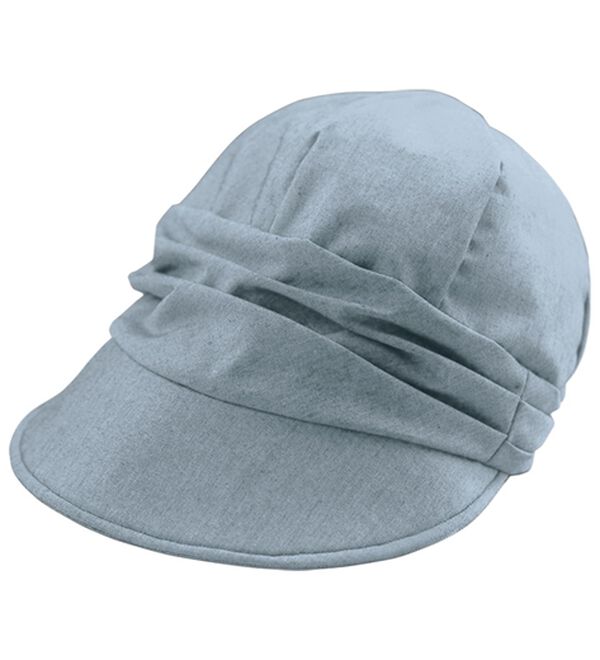 「まるで木陰の涼感ＵＶキャスケット（帽子）」｜ブルーグレー