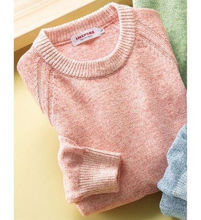 「＜インスパイア＞ミックスカラーコットン混セーター（メンズニット・セーター）」