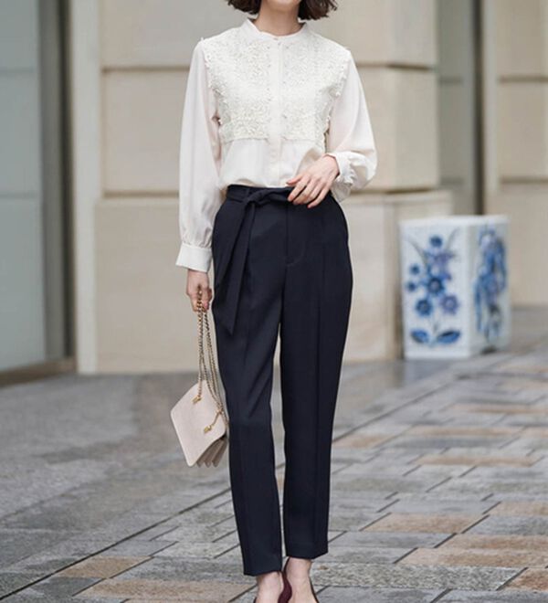 RANAN（ラナン）の「洗える！カセットスーツ　シリーズ（テーパードパンツ）」｜詳細画像