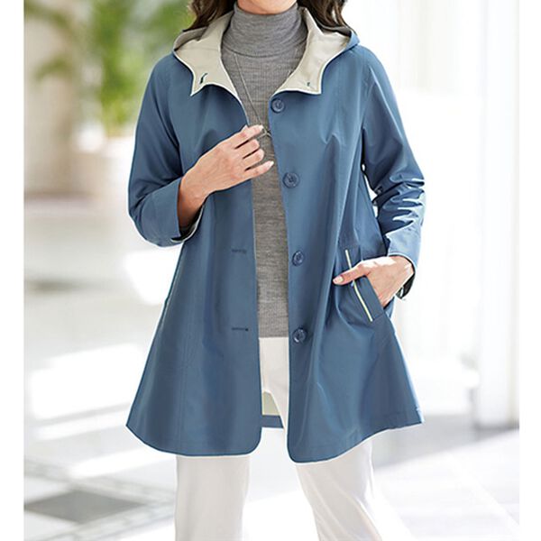 BELLUNA（ベルーナ）の「花粉対策！配色スプリングコート（ハーフコート）」｜詳細画像