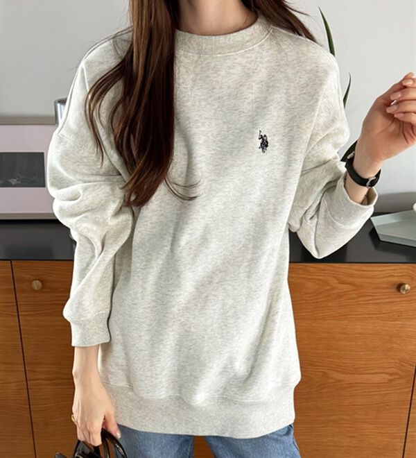 GeeRA（ジーラ）の「【U.S. POLO ASSN.】表ピーチ裏起毛スウェット（トレーナー・スウェット）」｜詳細画像