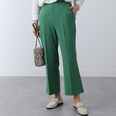 BELLUNA（ベルーナ）の「ジョーゼット裾スリットフレアーパンツ（フルレングスパンツ）」