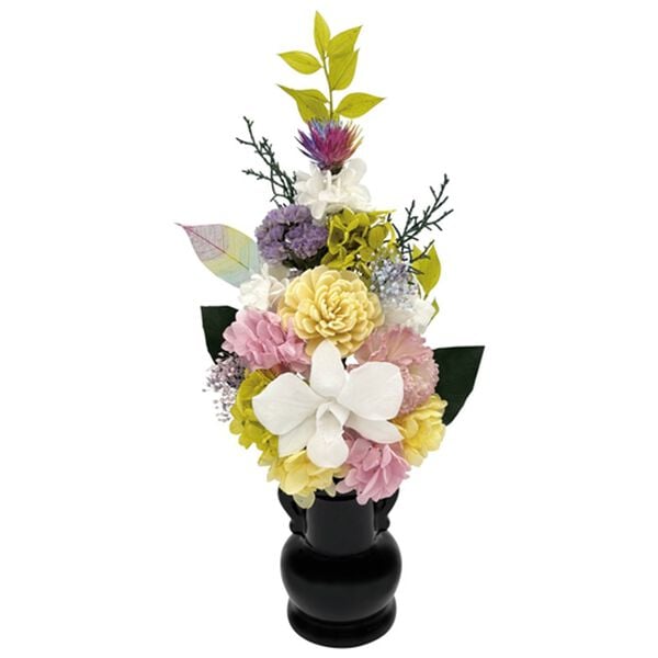 「虹色のお供え用プリザーブドフラワー　千鶴（仏壇・仏具）」｜詳細画像