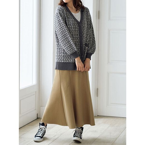 BELLUNA（ベルーナ）の「上品ウーリッシュ素材マーメイドスカート（ロングスカート）」｜詳細画像