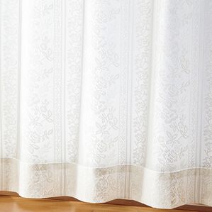 「１００サイズ防音・ＵＶカット・見えにくいレースカーテン（レースカーテン）」｜ストライプ