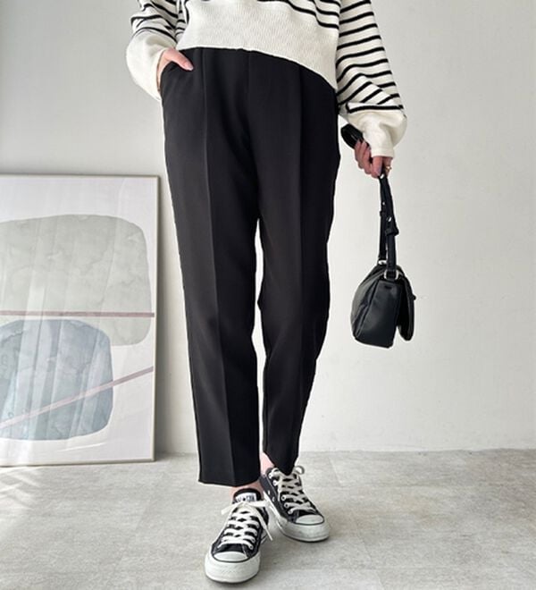 GeeRA（ジーラ）の「美脚きれい魅せ！テーパードパンツ（フルレングスパンツ）」｜詳細画像