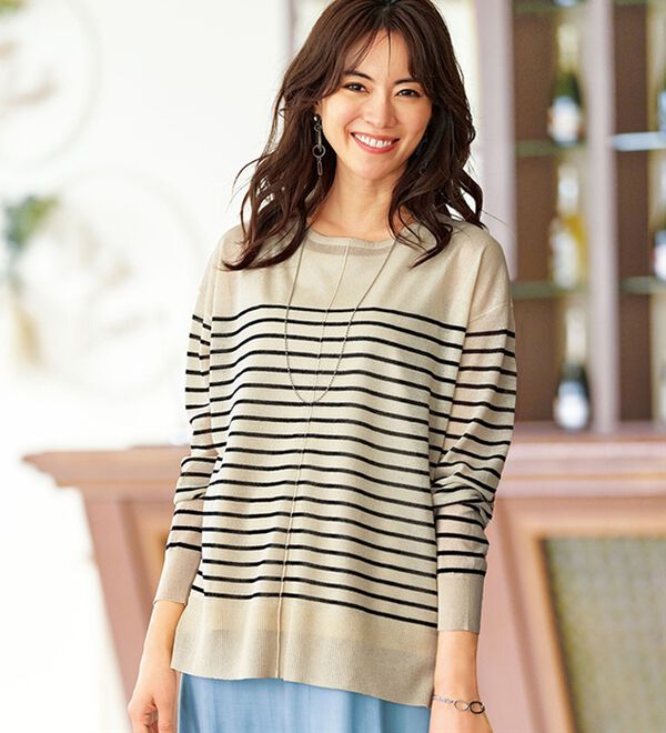 BELLUNA（ベルーナ）の「サラッと爽快！シアー素材ゆったりアンサンブル（アンサンブル）」｜詳細画像