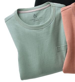 「綿１００％ベーシックＴシャツＮＥＯ（メンズＴシャツ）」｜スモーキーグリーン