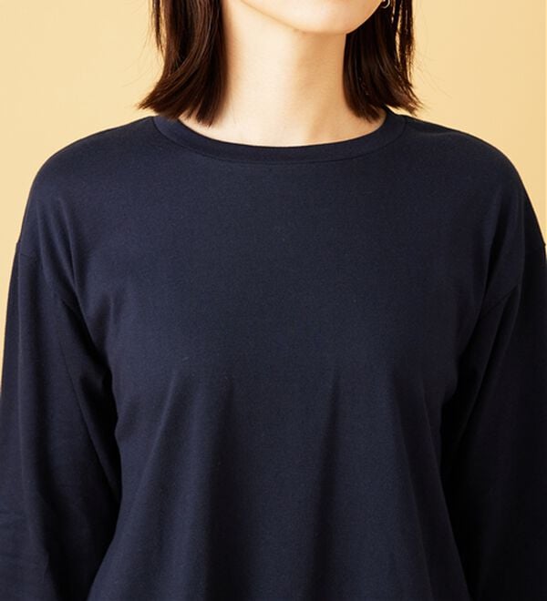 BELLUNA（ベルーナ）の「サイドリボンデザイン異素材切替チュニック（チュニック）」｜詳細画像