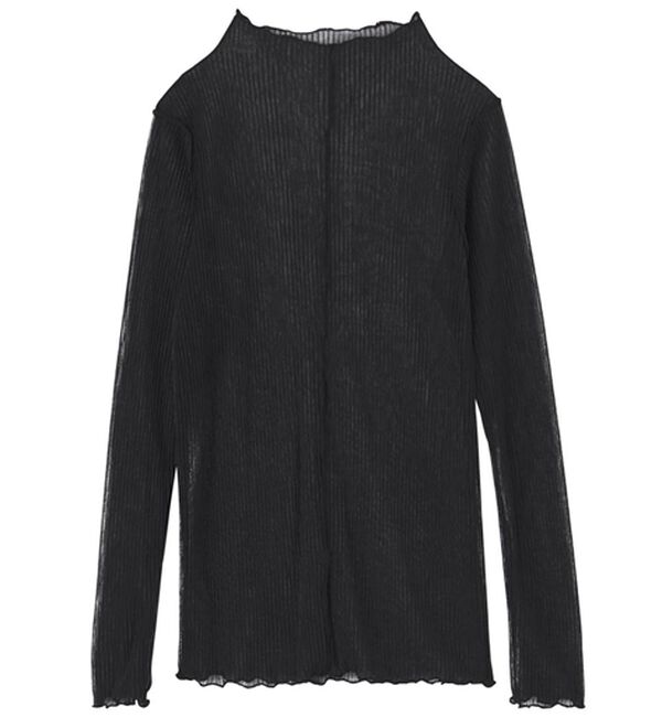 RANAN（ラナン）の「前後2wayラメプリーツハイネックプルオーバー（カットソー）」｜詳細画像