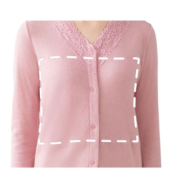 「【３色組】綿１００％レース前開きインナー（肌着・インナーウェア）」｜詳細画像