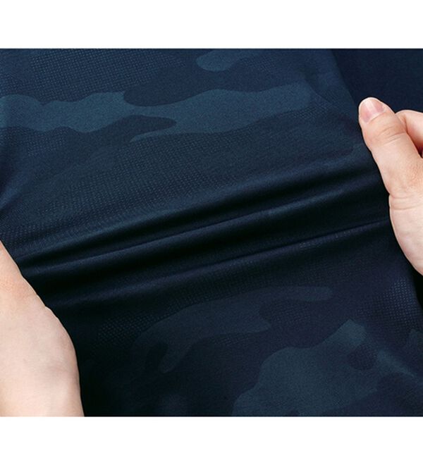 「【３色組】＜ダンロップ・リファインド＞接触冷感総柄ハイネック（メンズカットソー）」｜詳細画像