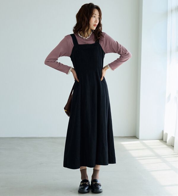 BELLUNA（ベルーナ）の「重ね着風フリル衿プルオーバー（カットソー）」｜詳細画像
