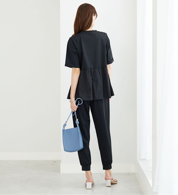 BELLUNA（ベルーナ）の「ヒンヤリ爽快！ジョガーパンツ（フルレングスパンツ）」｜詳細画像