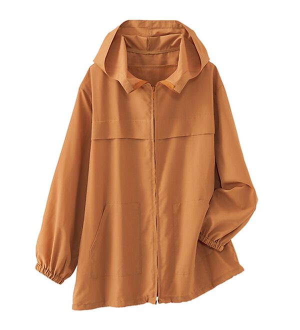 BELLUNA（ベルーナ）の「シアー素材ポケッタブルパーカー（パーカー）」｜詳細画像