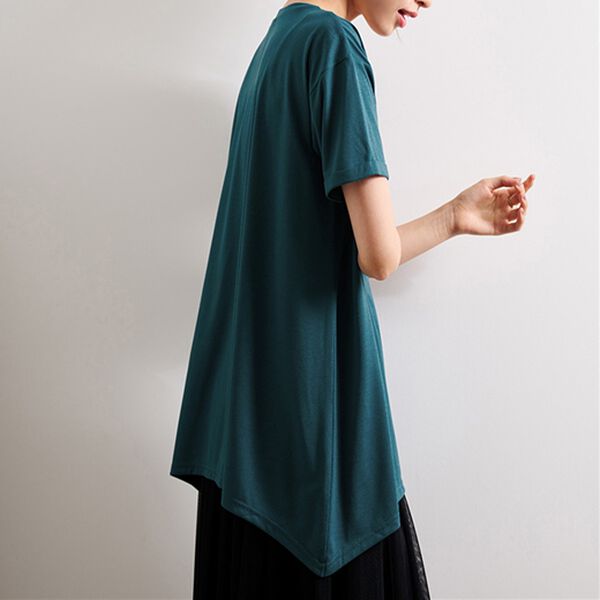 RANAN（ラナン）の「【新色追加・動画】ひんやり！レディゆるシルエットＴシャツ（カットソー）」｜詳細画像