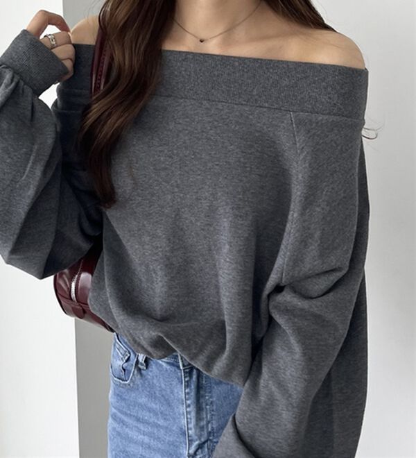 新色追加】オフショルスウェット - ベルーナ【公式】