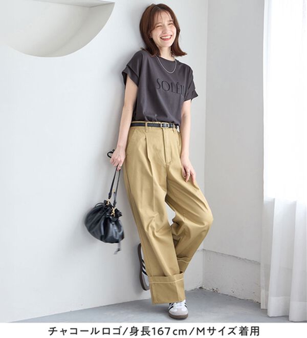 Viola e Viola（ヴィオラ エ ヴィオラ）の「脱普通！すっきり見え大人の上品Ｔシャツ（Tシャツ）」｜詳細画像