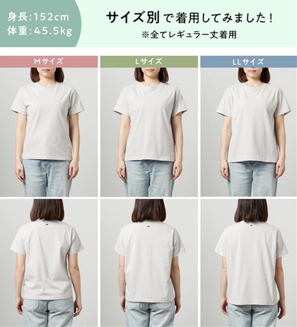 RANAN（ラナン）の「【5つの機能付】ひんやり着回し抜群ベーシックＴシャツ＜選べる着丈＞（Tシャツ）」｜詳細画像