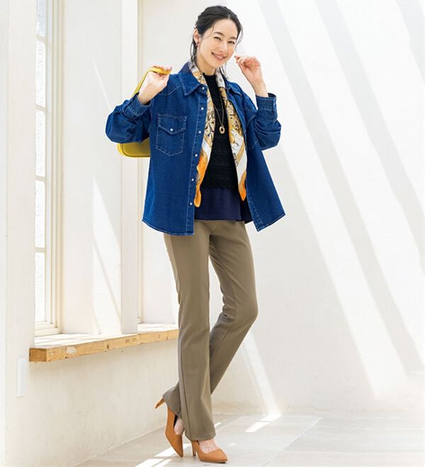 ルフラン（ルフラン）の「【３本組】冬仕様ぴったりサイズがうれしいパンツ（フルレングスパンツ）」｜詳細画像