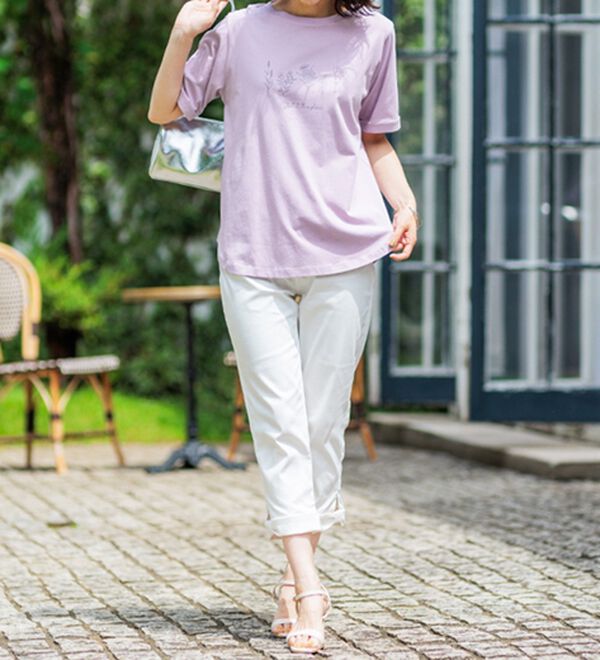 BELLUNA（ベルーナ）の「ヒンヤリ！着映えプリントプルオーバー（カットソー）」｜詳細画像