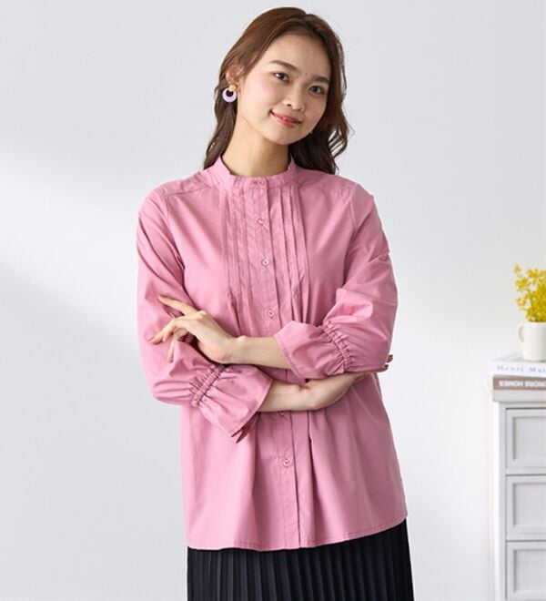 BELLUNA（ベルーナ）の「綿混素材春色ブラウス（ブラウス）」｜詳細画像