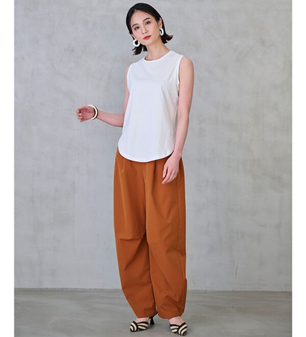 RANAN（ラナン）の「ひんやり！カーブパンツ（フルレングスパンツ）」｜詳細画像