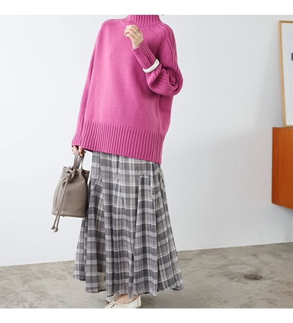 GeeRA（ジーラ）の「切替フレアーロングスカート（ロングスカート）」｜詳細画像