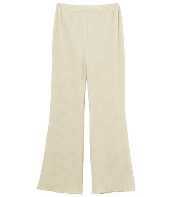 GeeRA（ジーラ）の「セルフカット美脚魅せセミフレアパンツ（フルレングスパンツ）」｜詳細画像