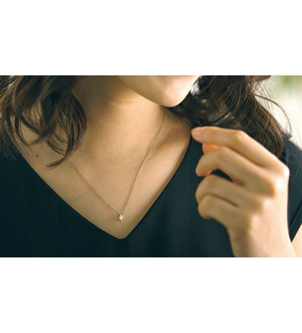 ルフラン（ルフラン）の「１８金スパークルダイヤペンダント（ネックレス・ペンダント）」｜詳細画像