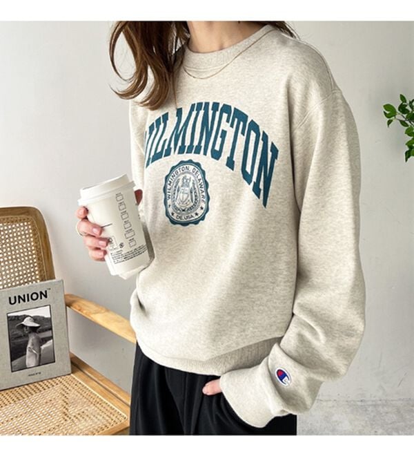 GeeRA（ジーラ）の「【ｃｈａｍｐｉｏｎ】ロゴトレーナー（トレーナー・スウェット）」｜詳細画像