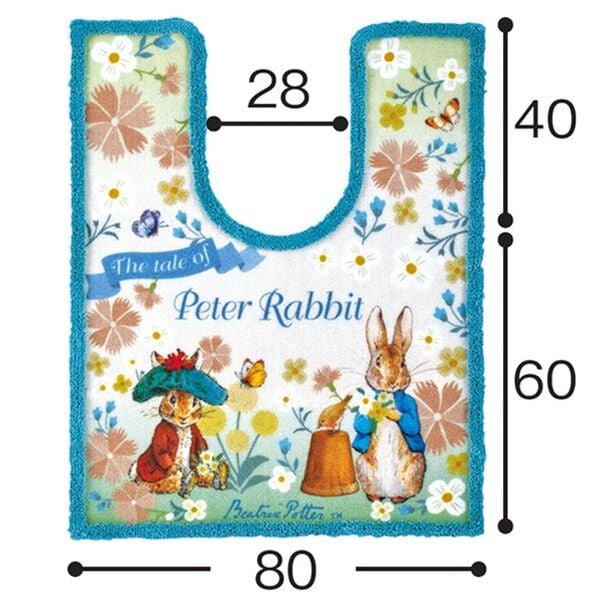 「ピーターラビットＴＭ　トイレタリーシリーズ（トイレマット）」｜詳細画像