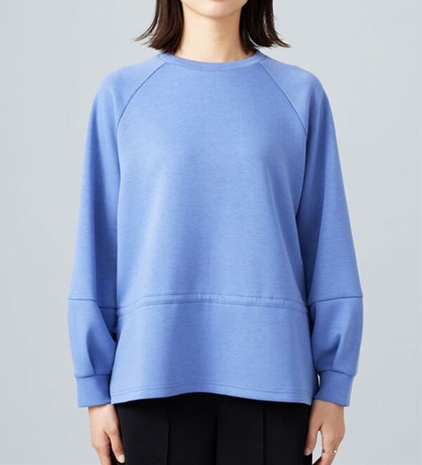 BELLUNA（ベルーナ）の「とろみ素材ドロスト使いプルオーバー（カットソー）」｜詳細画像