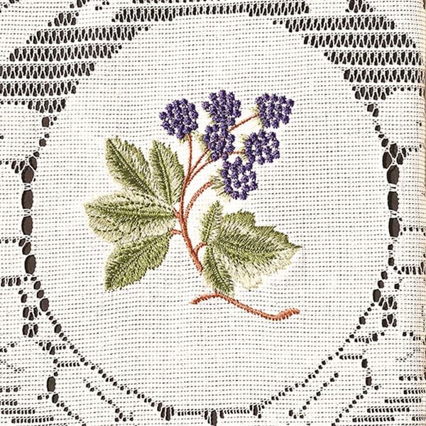 「ロング刺しゅうレースのれん（のれん・間仕切り・カフェカーテン）」｜詳細画像