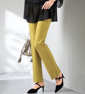 ルフラン（ルフラン）の「日本製すっきりチュニックパンツ（フルレングスパンツ）」｜詳細画像