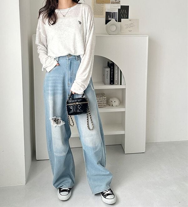 GeeRA（ジーラ）の「【Ｕ．Ｓ．ＰＯＬＯ　ＡＳＳＮ．】スラブシアーロンＴ（Tシャツ）」｜詳細画像