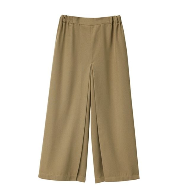 GeeRA（ジーラ）の「フロントタックスカート風ワイドパンツ（ワイドパンツ・ガウチョ）」｜詳細画像