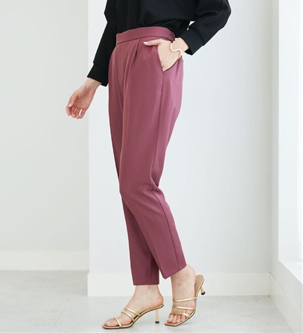 BELLUNA（ベルーナ）の「サラサラ美脚テーパードパンツ（テーパードパンツ）」｜詳細画像
