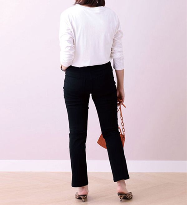 BELLUNA（ベルーナ）の「抗菌防臭！裏起毛美スマートパンツ（フルレングスパンツ）」｜詳細画像